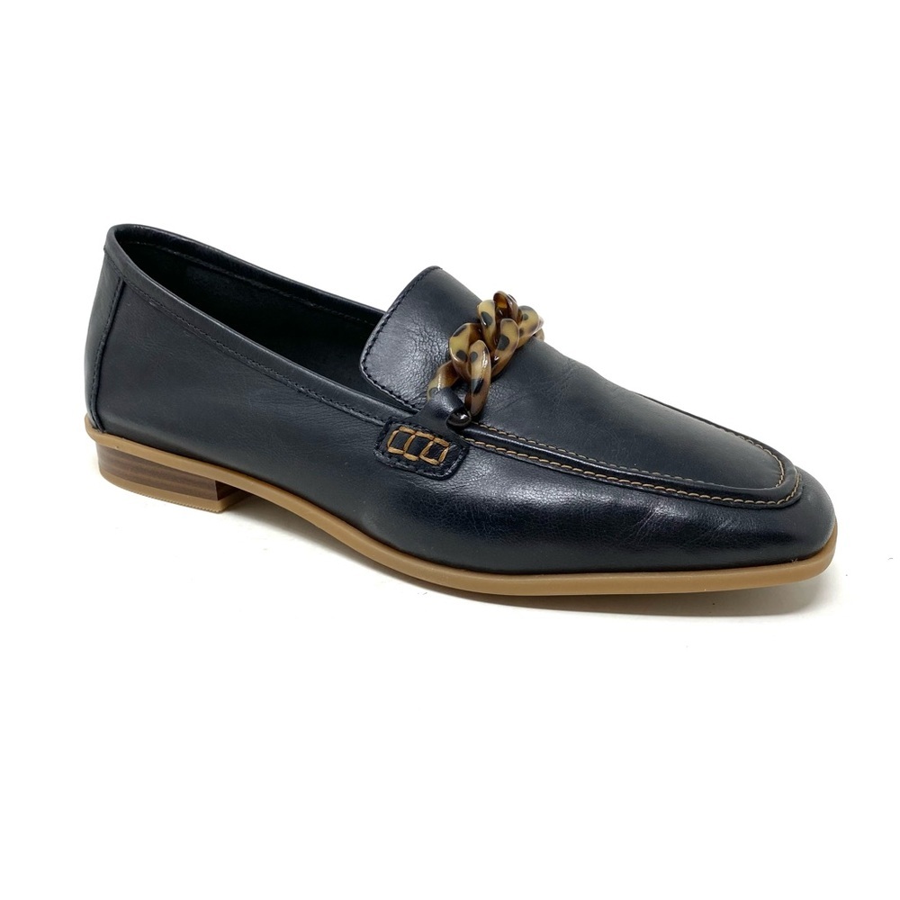 Clarks Sarafyna Iris Loafer Black Leather Comfort Wide Comfort Office Slip On